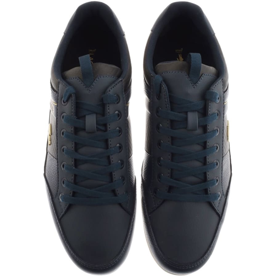 Lacoste chaymon trainers navy hotsell